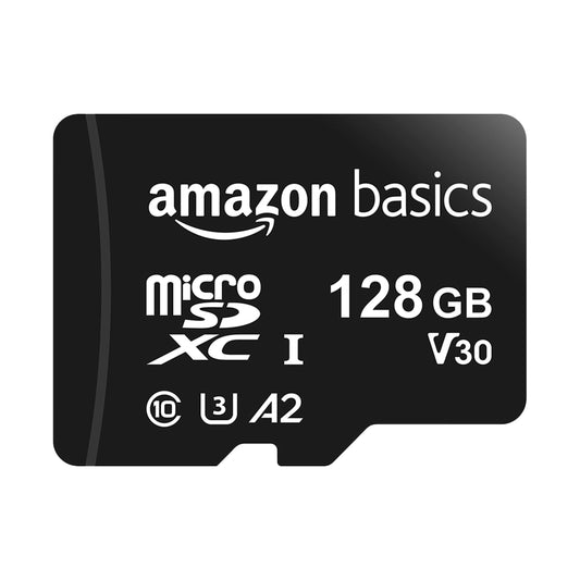 Amazon Basics Micro SDXC Memory Card with Full Size Adapter 100MB/s