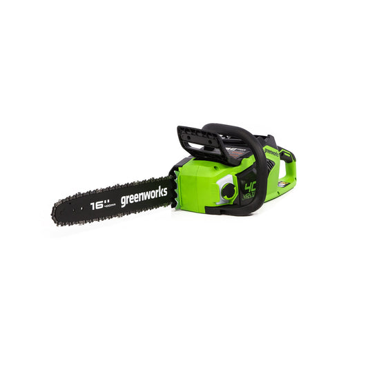 Greenworks 40V 16" Brushless Cordless Chainsaw (Gen 2) (Great For Tree Felling, Limbing, Pruning, and Firewood / 75+ Compatible Tools), Tool Only