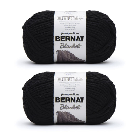 Bernat Blanket Coal Yarn- Knitting/Crochet