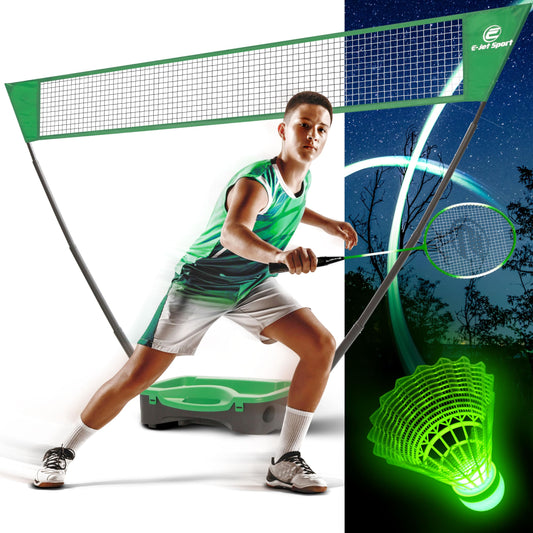 Rackets Shuttlecocks Combo for Kids & Family Portable