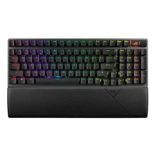 ASUS ROG Strix Scope II 96 Wireless Gaming Keyboard, Tri-Mode Connection