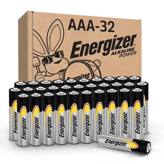 Energizer Alkaline Power AAA Batteries 32 Count Long-Lasting Triple A Batteries